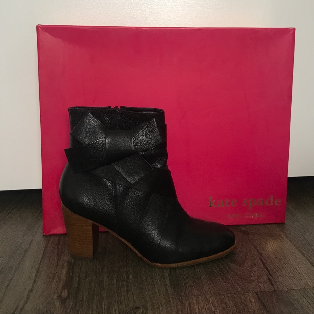 Kate Spade Black Booties